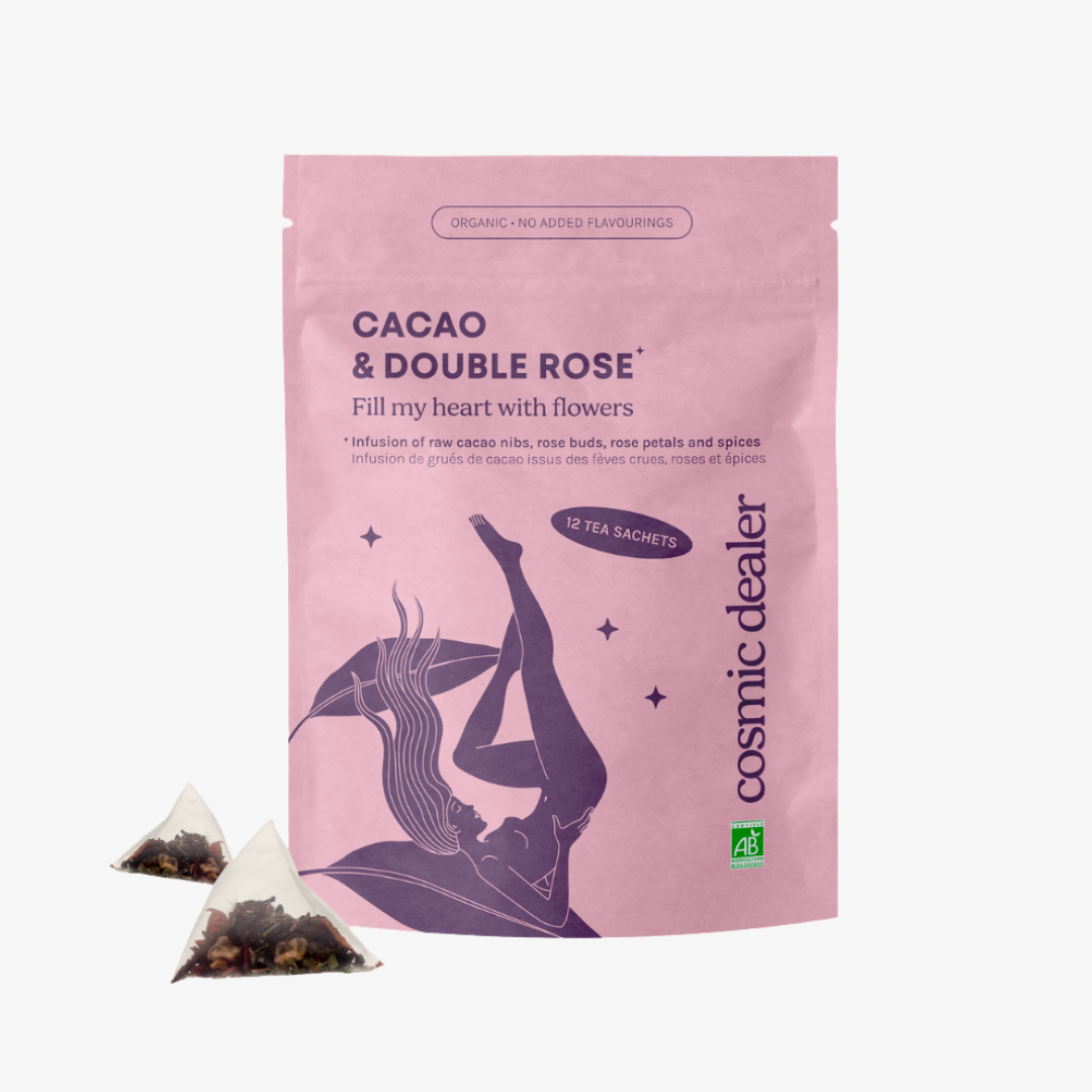 Ceremonial Cacao & Double Rose Infusion