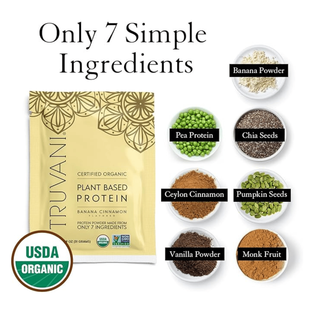 Banana Cinnamon Plant Protein Powder - Travel Kit - Image 3